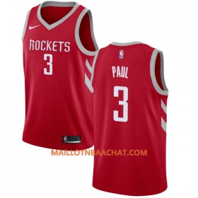 Maillot NBA Houston Rockets Chris Paul 3 Nike 2017-18 Rouge Swingman - Homme
